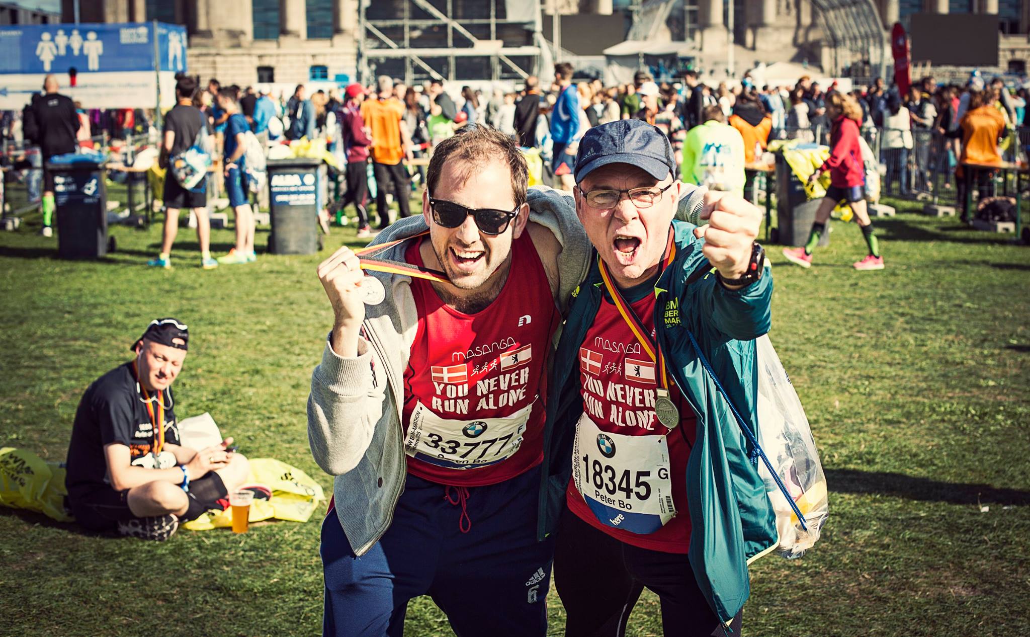 Berlin Marathon 2015 - Masanga Runners happy crew 