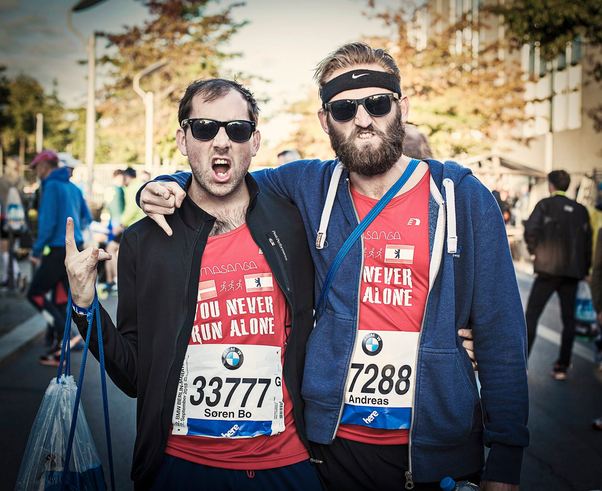 Masanga Runners Ready for Race before Berlin Marathon 2015