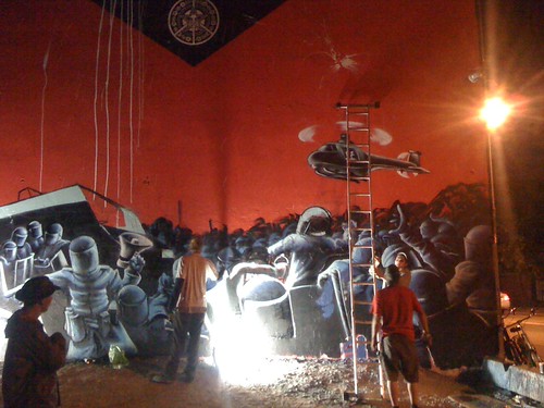 Shepard Fairey piece at Jagtvej 71